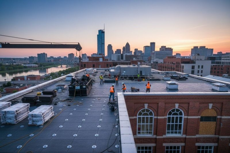 How Flat Roof Replacement Improves Drainage And Waterproofing